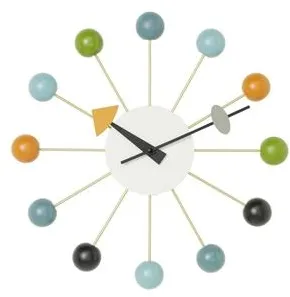 Vitra Ball Clock Vægur Multifarvet